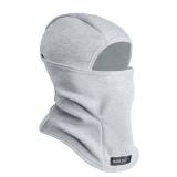 KOOLSOLY Kids Balaclava Face Mask, Winter Hat Face Warmer for Cold Weather Ski Mask for Boys Girls Grey
