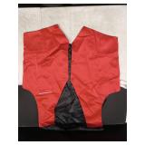 Barry.Wang Mens Red Formal Suit Vest V-neck Regular Fit Casual Waistcoat Bowtie Set for Festival Party XXL