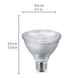 PHILIPS LED 75W PAR30 2-Pack Ultra Definition Bright White (3000K) 850 Lumen (10.5W = 75W) Dimmable Flicker-Free Light Bulbs