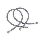 Supply Lines 3/8" Female Compression Thread M10 Male Connector 1 Pair, ARCORA 16" Faucet Hose Connects Bathroom Sink to Water Supply