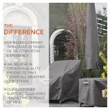 Classic Accessories Ravenna Water-Resistant 34 Inch Square Air Conditioner Cover, Patio Furniture Covers