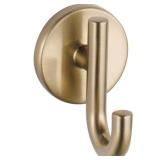 Delta Trinsic (1-Pack) Towel Hooks Champagne Bronze Single Bathroom Hooks Wall Mounted for Robes & Towels Hand Towel Hook Holder Kitchen, Bathroom Accessories