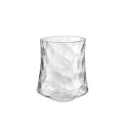 Aspen Creative 23530-63-2, Clear Hammered Glass Shade for Lighting Fixture/Vanity Light/Wall Light/Pendant, Size: 4-1/2" D x 5-3/8" H,