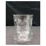 Aspen Creative 23530-63-2, Clear Hammered Glass Shade for Lighting Fixture/Vanity Light/Wall Light/Pendant, Size: 4-1/2" D x 5-3/8" H,