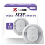 Kidde Smoke & Carbon Monoxide Detector, 10-Year Battery Powered, LED Warning Light Indicators, 30CUD10