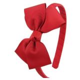 7Rainbows Fashion Cute Red Bow Headband for Girls Toddlers.