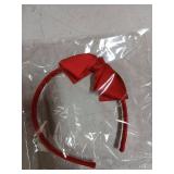 7Rainbows Fashion Cute Red Bow Headband for Girls Toddlers.
