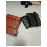 ANNKUT Furniture Risers 1.5 inch, Rectangle Adjustable Risers Blocks for Bed Sofa Table and Couch Lifting Heavy Duty Support Up to 1,300 Lbs (4 Pack-Brown)