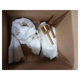 NIORSUN 19.9 inch Battery Operated Wall Sconce Set of 2,Gold Rechargeable Wall Lights with 5200mAh Dimmable Detachable Bulbs and Remote,10 Colors Wireless Sconces for Bedroom Living Room Hallway