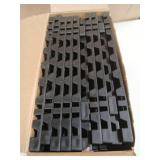 Tioncy 10 Pcs Bar Countertop Supplies Interlocking Mats 12 x 12 Inch Rubber Black Shelf Liners Bar Drying Coffee Non Slip Spills Mats for Bartending Home Cocktail Bars Restaurants