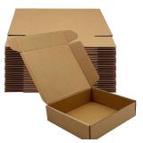 Shipping Boxes 8x5x2 inch 50 Pack,Brown Corrugated Boxes Mailer Packaging for Mailing Small Business E-Commerce Gift Boxes for Wrapping Present Moving Storage Heavy Duty Recycled Cardboard Boxes