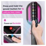 Travel Steamer for Clothes, 1200W Portable Steamer Iron 2 In 1, 13s Heat Up, LED Touch Display with 5 Modes, Large Ceramic Heat Panel, 110ml Tank, Garment Steamer for Home and Travel