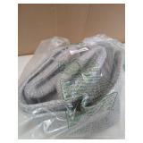 OIAHOMY 4 Pack 14.17*11.02*6.3IN Storage Baskets for Organizing Shelves, Woven Rope Baskets for Organizing Books, Clothes, Decorative Basket for Living Room, Nursery, Bedroom, Gift Basket, Grey