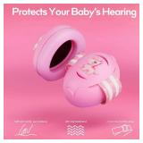 Baby Headphones for Noise - Baby Ear Protection for Babies and Toddlers up to 36 Months - Babies Noise Cancelling Headphones - Infant Ear Protection Earmuffs Against Hearing Damage