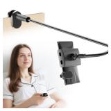 Kefotic Gooseneck Tablet Holder for Kindle Reading in Bed with Page Turner Remote, Hands Free Desk Bedside Lazy Arm Stand for Kindle Accessories, Gifts for Readers