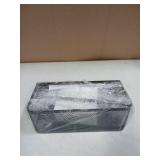 Paper Towel Holder Wall Mount with Spice Rack for Kitchen,Easy One-Handed Operation, 2-in-1 Adhesive Organizer Basketï¼Black Paper Towel Holder with Shelf for Bathroom, RV, Laundry, Garage