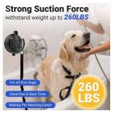 Dog Bathing Suction Cup with Tether, High Elasticity Nylon Dog Bathing Tether Leash with Powerful Suction Cup for Pet Puppy Cat Shower,Trimming, Grooming