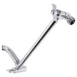 NearMoon Adjustable Shower Arm Universal Connection, Extension Arm, Adjust Angle to Upgrade Shower Experience, Easy to Install, Anti-leak (11 Inch, Chrome Finish)