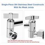 NearMoon Adjustable Shower Arm Universal Connection, Extension Arm, Adjust Angle to Upgrade Shower Experience, Easy to Install, Anti-leak (11 Inch, Chrome Finish)