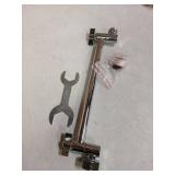 NearMoon Adjustable Shower Arm Universal Connection, Extension Arm, Adjust Angle to Upgrade Shower Experience, Easy to Install, Anti-leak (11 Inch, Chrome Finish)