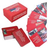 2026 New Us Citizenship Test Flash Cards 2025, Tarjetas para La Ciudadania De Las 100 Preguntas, Tarjetas De Ciudadania 2025, Naturalization Study Guide with 100 Questions & Answers