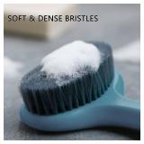 Upgraded Bath Body Brush with Comfy Bristles Long Handle Gentle Exfoliation Improve Skin