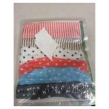 Leeven Polka Dot Headband for Women 6 Pack Non Slip Soft Elastic Floral Hairbands Soft Fabric Stripe Head Bands for Girls Heart Headbands