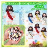 AIRNEY 42 PCS Little Jesus Figures Easter Religious Toys, Mini Tiny Pocket Figurines in Bulk, Jesus Loves You Christ Toys, School Religious Party Favors Gift for Easter Egg Stuffers (42pcs)