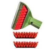 Upgraded 5.3in 1400B Little Green Machine Multi-Purpose Tools Brush Replacement Parts Compatible with 1400B 3194 3353 2458 3588F 1986 1425 2513E 3624 Tough Stain Brush Tool Attachments (green 1+2)