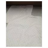 MIULEE Christmas Throw Pillow Covers Soft Corduroy Decorative Set of 2 Boho Striped Pillow Covers Pillowcases Farmhouse Home Decor for Couch Bed Sofa Living Room 18x18 Inch Pure White