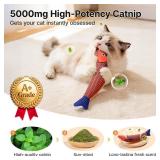 Potaroma Cat Toys Saury Fish, 3 Pack, Catnip Crinkle Sound, Soft and Durable, Interactive Kitten Kicker for Indoor Kitty Exercise 9.4 Inches for All Breeds