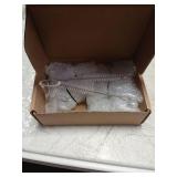 6pcs Glass Funnels and 2pcs Cleaning Brushes 14mm