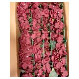 DIYDOFUN Pack of 4 Artificial Flower Wedding Arch Decorations, 18 inch Floral Centerpieces for Party Bridal Shower Event Table Wall Arrangement - Burgundy