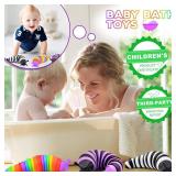 Cevioce Fidget Slug Toy 3Pcs Autism Sensory Toys for Autistic Children Toddler Airplane Car Travel Essential Toys Slug Fidget Toys for Kids & Adults Christmas Stocking Stuffers Gifts for Girls Boys