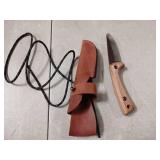 BeaverCraft Kids Boy Scout Knife - Whittling Knives for Kids - Safe Kid Knife with Rounded Tip & Sheath - First Bushcraft Knives for Boys 8-12 BSH Kid