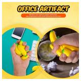 Kasyat 15 Pcs Banana Stress Toys Banana Stretchy Toys PU Relief Stress Balls Classroom Birthday Xmas Gifts Tiny Party Supplies for Relief Party Favors Bag Fillers(2.36 Inches)