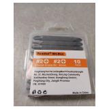 FamlTol Screwdriver Bits PH2 Double Ended Screw Bit, 2-3/8" Length, S2 Alloy Steel PH2 Suitable for Impact Driver and Cordless Screwdriver | 10 Piece