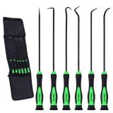 6-Piece Premium Pick and Hook Set, Pick Tool Set for Car Auto Oil Seal/O-Ring Seal Gasket Mini Hooks Puller Remover