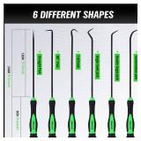 6-Piece Premium Pick and Hook Set, Pick Tool Set for Car Auto Oil Seal/O-Ring Seal Gasket Mini Hooks Puller Remover