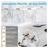 Andake Winter Ski Mittens for Men Women&Teenager,Waterproof & Insulated Snow Gloves, Warm Cold Weather Mittens,Professional Snowboard Mittens for Skiing, Snowboarding,Winter Sports