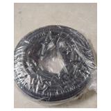 Ethernet Cable 50ft For Cat6/Cat5E, 40Gbps Support Cat8/Cat7, 24AWG Network Cable Indoor&Outdoor, Direct Burial Waterproof & UV Resistant, High Speed Snagless RJ45 LAN Cord -POE/Modem/Router, Black