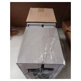 21" Touch Bedside lamps with 2 USB & AC Outlets, 3-Way Dimmable Bedside Table Lamps Set of 2 for Bedroom Living Room Office Reading, Gray Shade Lamps for Night Stands, 5000K LED Bulbs Included