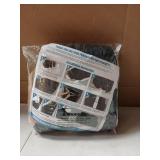 TAOCOCO Reclining Loveseat with Middle Console Slipcover, 4 Piece Polyester Fabric Stretch Loveseat Reclining Sofa Covers (Dark Gray, 2 Seat Recliner Cover with Console)