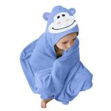 HIPHOP PANDA Hooded Towel - Rayon Made from Bamboo, Bath Towel with Bear Ears for Newborn, Babie, Toddler, Infant - Absorbent Large Baby Towel - Gorilla, 30 x 30 Inch