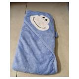 HIPHOP PANDA Hooded Towel - Rayon Made from Bamboo, Bath Towel with Bear Ears for Newborn, Babie, Toddler, Infant - Absorbent Large Baby Towel - Gorilla, 30 x 30 Inch