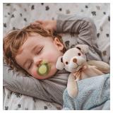Pro Goleem Dog Security Blanket Brown Soft Puppy Lovey for Boys and Girls Unisex Lovie Baby Gifts for Toddler and Infant Snuggle Toy Stuffed Animal 16 Inch