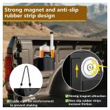 CeoNic Magnetic Diesel Additive Holder for Archoil 40.6 oz(1.2L) with Ultra-Strong Magnets, Anti-Slip Rubber Strips and Elastic Cord, Compatible with Trucks, Tractors, RVs & Generators