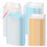 TANEMUDO 320 Pcs Disposable Dusters Refills 180° Multi Surface Replacement Bulk Heavy Duty Dusters for Ceiling Fan Cleaning with Microfibers Unscented(Bright Colors)