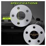 5mm (3/16") Wheel Spacers Hubcentric 5x4.75 Compatible For Camaro 1982-2002, Corvette 1984-2019, Blazer 1987-2005, S10 1982-2004, Pontiac Firebird 1982-2002, Trans Am 1984-1997 (4pc 70.3mm)