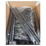 LINZINAR 3-Bag Laundry Basket Hamper Laundry Sorter Cart laundry room organization with Heavy Duty Rolling Lockable Wheels and Removable Bags (Black)